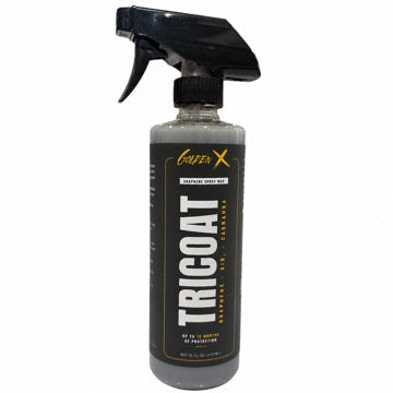 GoldenX Tricoat Graphene Spray Wax 16 oz trigger spray bottle, front view